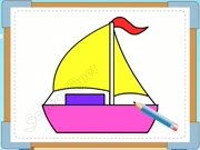 vẽ thuyền buồm